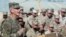 FILE - The commander of NATO and U.S. forces in Afghanistan, U.S. Army Gen. John W. Nicholson, speaks at Task Force Southwest atn Shorab military camp of Helmand province, Afghanistan, Jan. 15, 2018.
