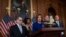 Democrats unveil articles of impeachment against President Donald Trump, abuse of power and obstruction of Congress, at the Capitol in Washington, Tuesday, Dec. 10, 2019.