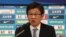 정몽규 대한축구협회장이 25일 서울 종로구 축구회관에서 열린 2017 정기대의원 총회에서 인사말을 하고 있다. 