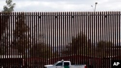 Une patrouille frontière à Calexico, Californie, à la frontière entre les Etats-Unis et le Mexique, le 5 avril 2019.