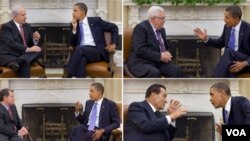 Previo al inicio de las negociaciones de paz, el presidente Barack Obama se reunió con Benjamín Netanyahu, Mahmoud Abbas, el rey Abdullah de Jordania y el presidente egipcio Hosni Mubarak.