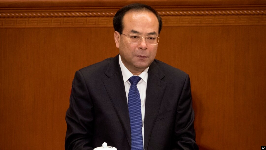 Tôn Chính Tài là cựu quan chức cao cấp mới nhất bị hạ bệ trong cuộc chiến của Chủ tịch Trung Quốc Tập Cận Bình chống nạn tham nhũng.