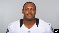 FILE - Will Smith of the New Orleans Saints NFL football team, June 10, 2013.