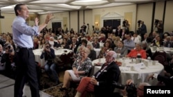 Republican presidential candidate U.S. Senator Ted Cruz (R-TX) speaks at the First in the Nation Republican Leadership Conference in Nashua, New Hampshire, April 18, 2015. 