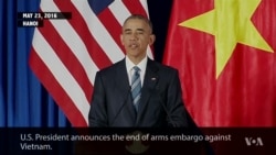 Obama Lifts Arms Embargo Against Former Enemy Vietnam