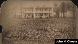 Carlisle Indian School in 1884; 375 students. (John N. Choate/Courtesy image)