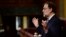 Spain's interim Prime Minister, Mariano Rajoy speaks at the Spanish Congress (Las Cortes)  in Madrid, Aug. 31, 2016,