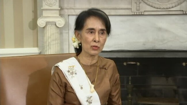 Image result for PHOTOS OF BOB CORKER AND Aung San Suu Kyi.