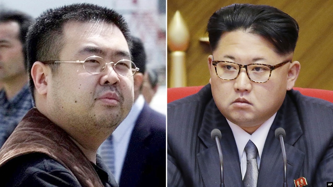 Ông Kim Jong Nam (bên trái) anh cùng cha khác mẹ của chủ tịch Bắc Hàn Kim Jong Un.