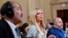 Paris Hilton bersaksi di hadapan anggota Kongres AS terkait pengalamannya menjalani program perawatan remaja dalam sesi sidang di Gedung Capitol, di Washington, pada 26 Juni 2024. (Foto: Reuters/Nathan Howard)