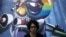 Thai graffiti artist Asin Acid poses near his graffiti in Bangkok, Thailand, March 7, 2016. 