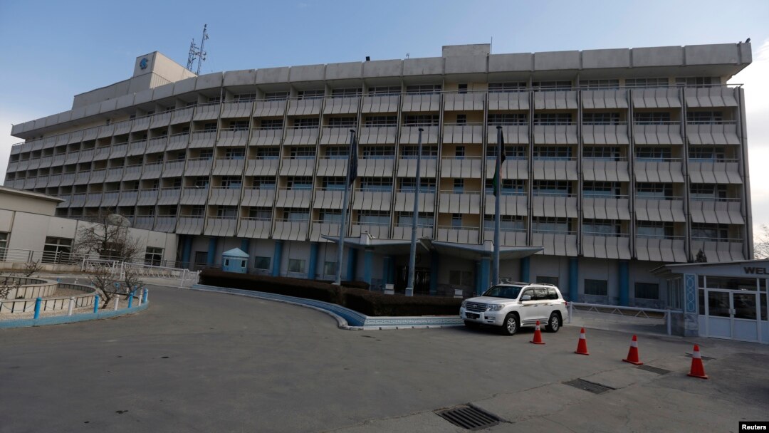 Hotel Intercontinental di Kabul, Afghanistan, 25 Januari 2016.