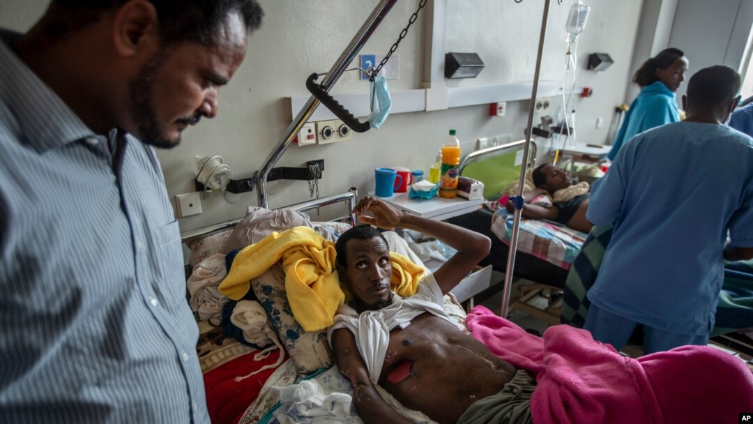 Umurimyi avuga ko yarashwe n'inteko za Eritreya avugana n'umudogiteri wo mu bitaro vya Mekele.