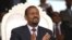 Thủ tướng Ethiopia Abiy Ahmed tại một buổi tập hợp trong chuyến thăm của ông tới khu vực Oromiya của Ethiopia hôm 11/4/2018 không lâu sau khi nhậm chức. Ông vừa được trao giải Nobel Hòa bình cho những nỗ lực giúp hàn gắn mối quan hệ với Eritrea sau 2 thập kỷ thù địch.