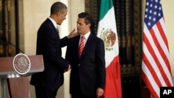 Obama y Peña nieto sostuvieron una agenda diversificada en el primer encuentro entre ambos mandatarios en México.