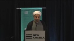 حسن روحانی در جلسه پرسش و پاسخ در سازمان آمریکای جدید