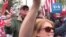 A Boston, des Américains manifestent contre le confinement