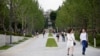 FILE - A student walks in the Yonsei University in Seoul, South Korea.