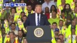 VOA60 America - President Trump says a trade agreement with China could be delayed until Hong Kong resolution