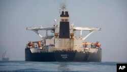 Cebelitarık'ta alıkonulan İran'ın petrol tankeri Grace 1 serbest bırakıldıktan sonra adını Adrian Darya 1 olarak değiştirdi.