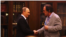 A view grab from 2017's "The Putin Interviews”, showing U.S. director Oliver Stone shaking hands with Russian President Vladimir Putin. Stone recently interviewed Putin again for his latest film, "Revealing Ukraine".
