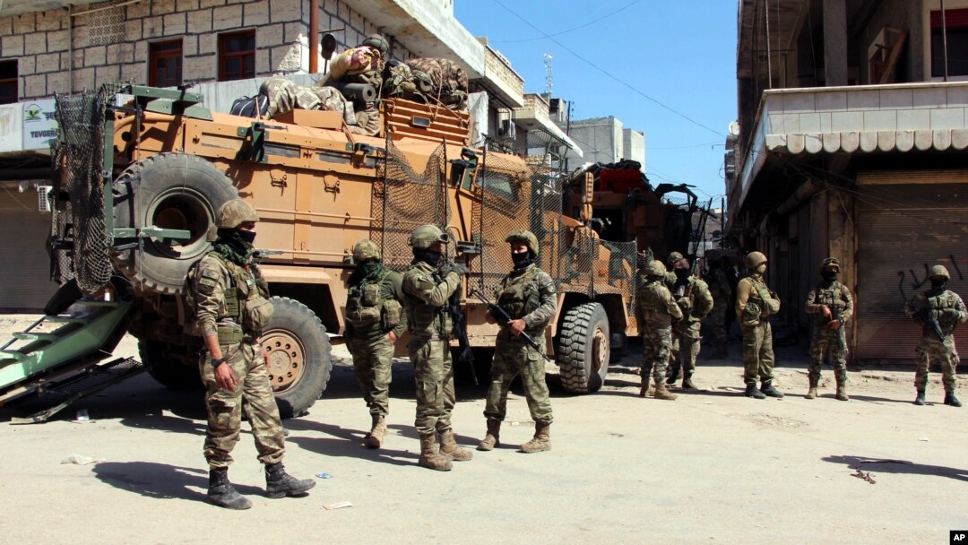 Turkiya askarlari Suriyaning Afrin shahrida, 2018-yil, 19-mart