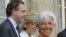 Lagarde llegó por primera vez a la que será su nueva oficina en el FMI, en Washington.