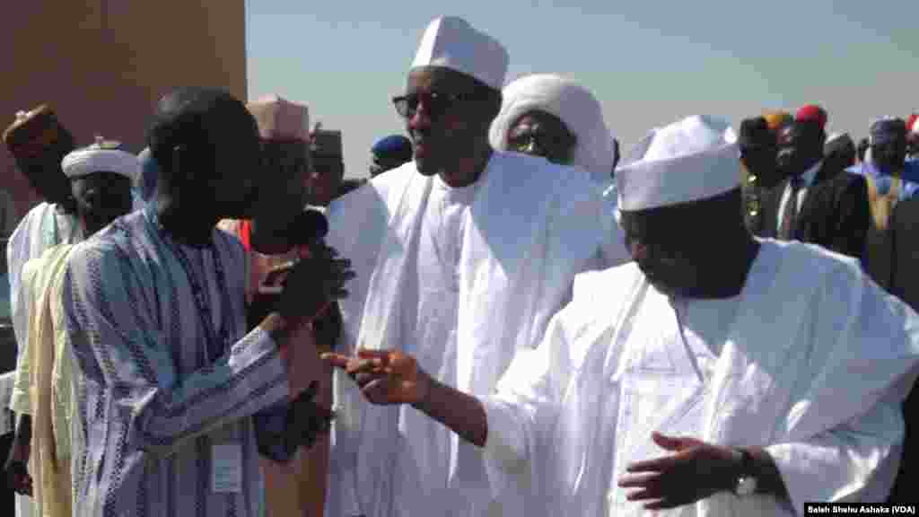 Tsohon shugaban kasar Najeriya Janar Muhammdu Buhari da Kawu Baraje.