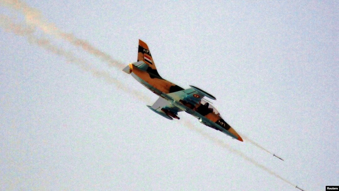 Pemerintah Suriah menggunakan jet-jet tempur dalam serangan terbarunya terhadap wilayah-wilayah pemberontak (foto: 9/8).