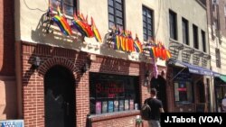 FILE - The 1969 riots at the Stonewall Inn in New York City, one of the newest national park sites, marked the start of the movement for LGBT civil rights. 