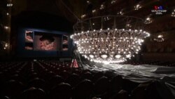 Բուենոս Այրեսի Կոլոն թատրոնի հիասքանչ ջահը նախապատրաստում են թատրոնի վերաբացմանը