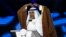 FILE - Then Olympic Council of Asia president Sheikh Ahmad al-Fahad al-Sabah gestures as he addresses the closing ceremony for the 18th Asian Games in Jakarta, Indonesia, Sept. 2, 2018. 
