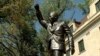 Nelson Mandela statue unveiled Saturday at the South African Embassy in Washington DC. (South African Embassy photo)