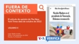 Se trata de un artículo de opinión que se publicó en octubre de 2022 y que no tiene nada que ver con el contexto actual electoral de Venezuela.
