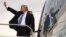 “Hubo alfombra roja como nunca, yo creo que probablemente como nunca se ha visto”, dijo el presidente Trump antes de regresar a Washington.