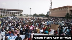 Une marche de l'opposition à Lomé, le 11 mars 2019. (VOA/Ginette Fleure Adandé)