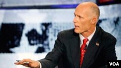 El gobernador republicano, Rick Scott, aseguró que el estado de Florida ya implementa programas para garantizar asistencia sanitaria a las familias más pobres y a todos los niños.