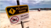 Nine beaches in Sydney, Australia, were closed to bathers Jan. 14, 2025, after small white and gray balls of debris washed up on the shores.