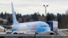 Pesawat Boeing 737 Max 8 di landasan parkir pabrik perakitan pesawat Boeing di Renton, Washington, 11 Maret 2019.