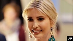 FILE - Ivanka Trump, daughter and adviser of U.S. President Donald Trump, arrives for a dinner after she participated in the W20 Summit in Berlin, Germany.