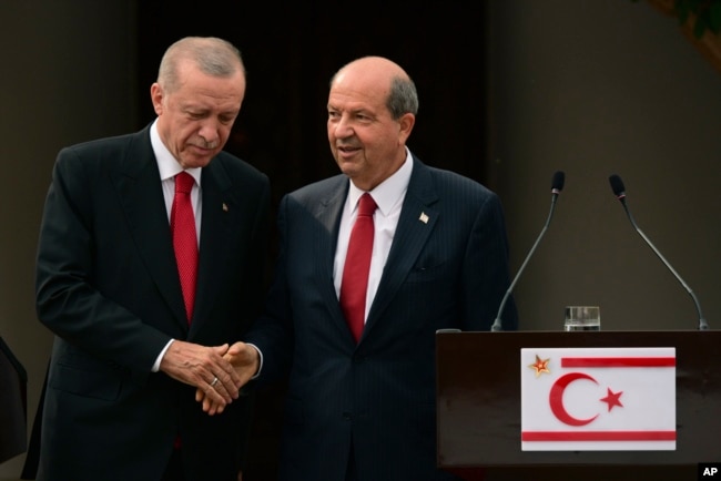 Cumhurbaşkanı Erdoğan ve KKTC Cumhurbaşkanı Tatar