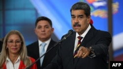 El presidente de Venezuela, Nicolás Maduro, durante una conferencia de prensa en el Tribunal Supremo de Justicia, en Caracas, el 9 de agosto de 2024. 