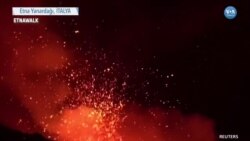 Etna Yanardağı Yine Faaliyette