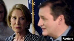 Carly Fiorina da Ted Cruz