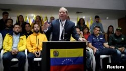 El diputado Juan Pablo Guanipa es el número dos en la cadena de mando del Parlamento que lidera el presidente encargado Juan Guaidó, en Venezuela.