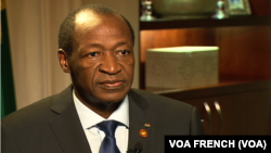 Blaise Compaoré, Président du Burkina Faso. 