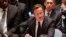 英国首相卡梅伦9月24日在联合国安理会会议上发言