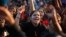 Indian women shout slogans during an event to support the "One Billion Rising" global campaign in Hyderabad, India, Feb. 14, 2013. 