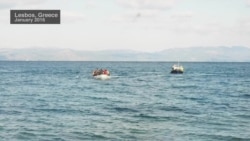 Refugees Arrive at Lesbos
