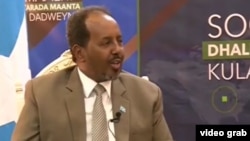 Le président somalien Hassan Sheikh Mohamoud, 9 mars 2016